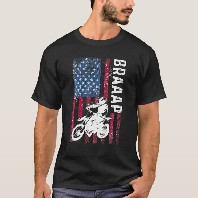 Camiseta Dirt Bike Motocross MX Rider Off Road Racing (Frente)