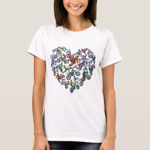 Camiseta DIRT BIKE Motorcycle Motocross Enduro love k