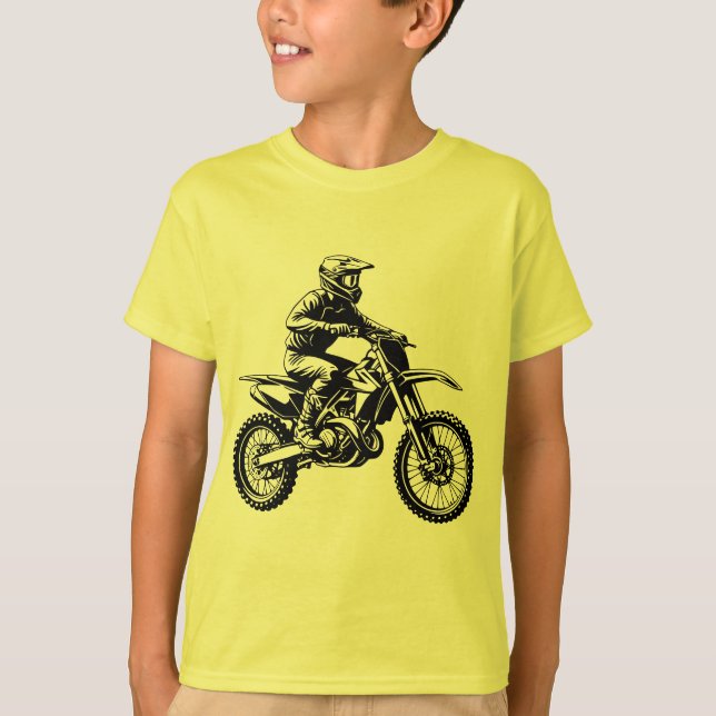 Camiseta Dirt Bike Rider  (Frente)