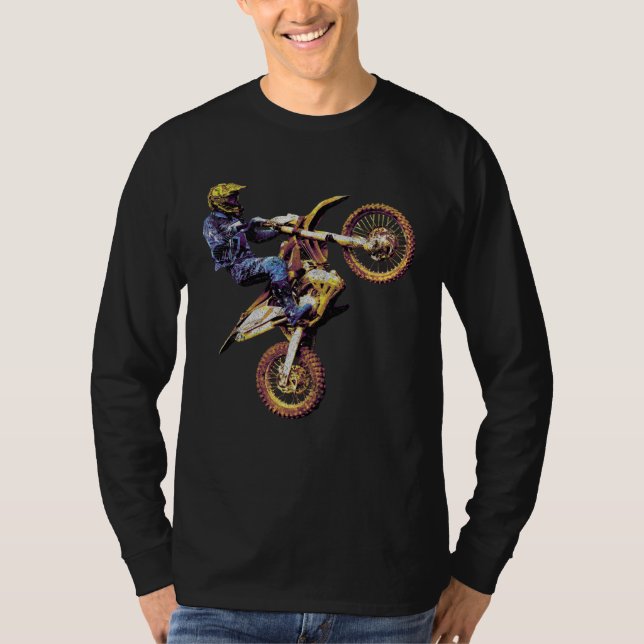 Camiseta Dirt Bike Rider Enduro Motocross Racing (Frente)