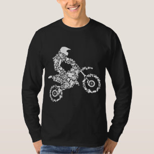 Camiseta Dirt Bike Rider Motocross Enduro Biking Boys