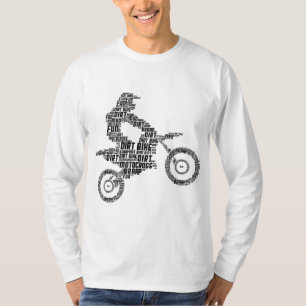 Camiseta Dirt Bike Rider Motocross Enduro Biking Boys