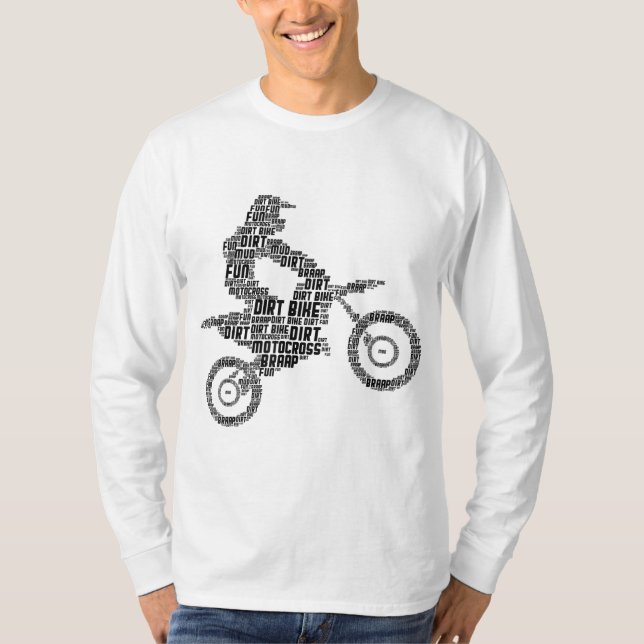 Camiseta Dirt Bike Rider Motocross Enduro Biking Boys (Frente)