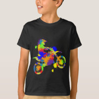 Dirt Bike Rider Motocross Enduro Biking Boys