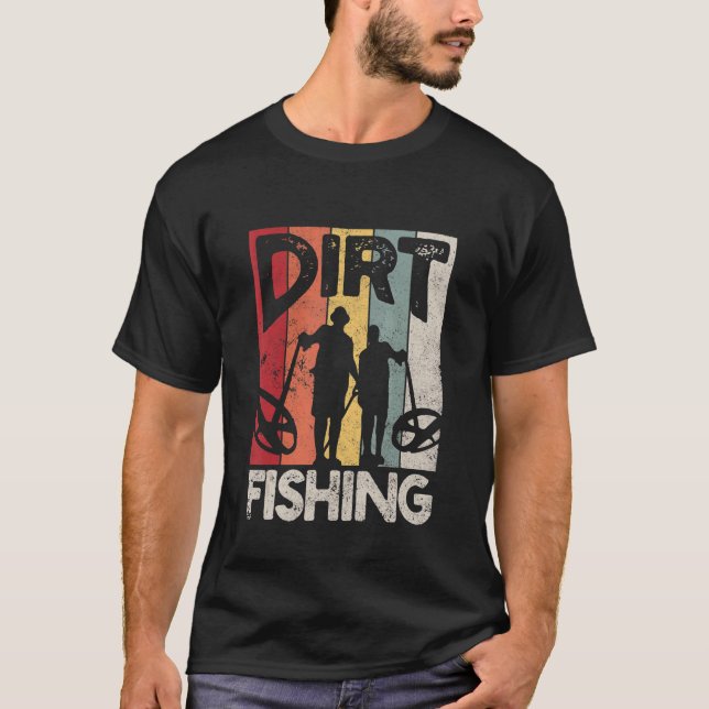 Camiseta Dirt Fisheries Beach Treasure Detecting Metal Dete (Frente)