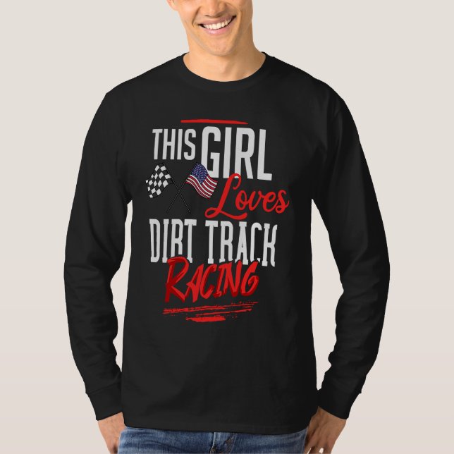 Camiseta Dirt Track Racing  Sprint Car Racing  1 (Frente)