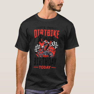 Camiseta Dirtbike Fan Birthday Graphys Men Kids Motocr