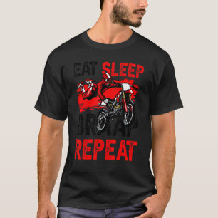 Camiseta Dirtbike Graphic Para Mulheres Homens Crianças Mot