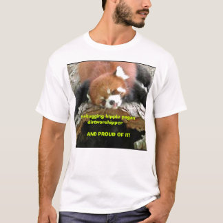 Camiseta Dirtworshipper do pagan do hippie de Treehugging
