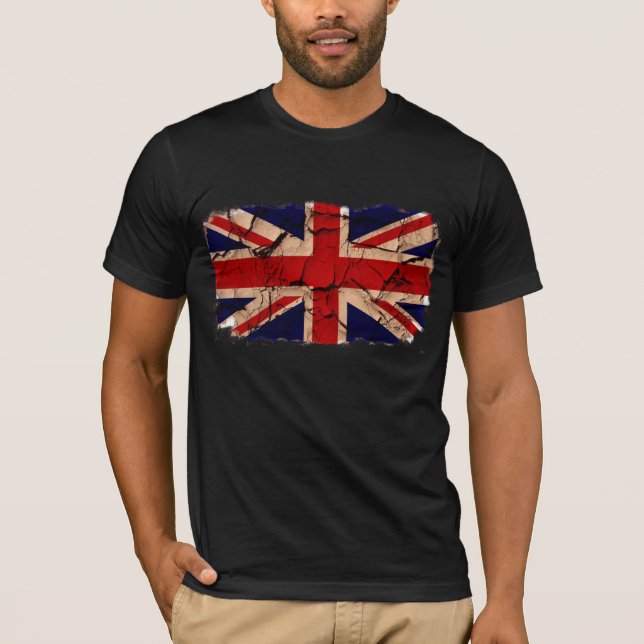 Camiseta Dirty Vintage UK Flag (Frente)