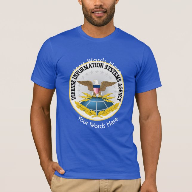 Camiseta DISA da Agência de Serviços de Informação de Defes (Frente)