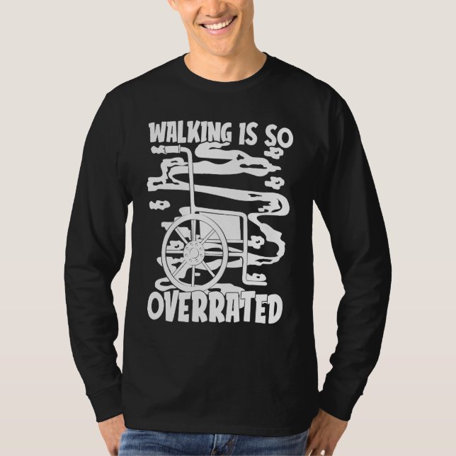 Camiseta Disabled Hilarious Handicapped Disability Wheelcha (Frente)