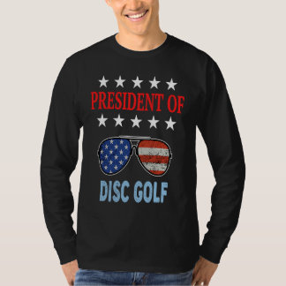 Camiseta Disc Golf Accessories  USA Flag Disc Golf Saying