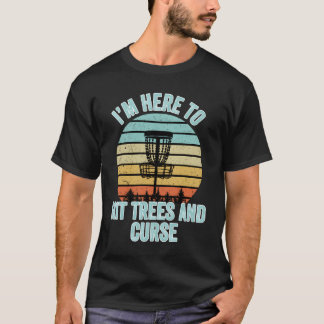 Camiseta Disc Golf Atingiu Árvores E Disc Golf Gi Maldito