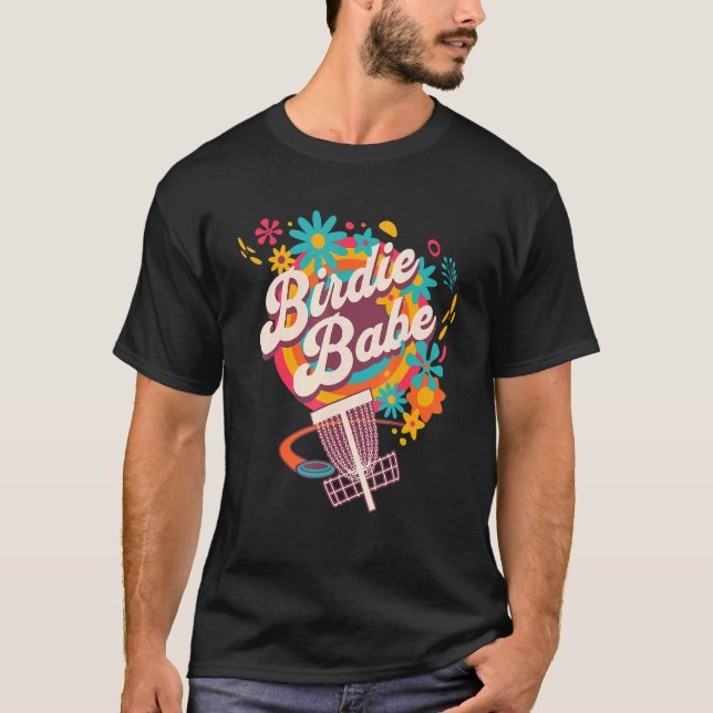 Camiseta Disc Golf   Cute Birdie Babe I (Frente)