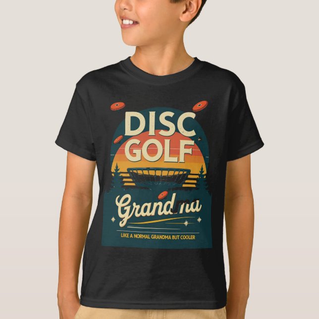 Camiseta Disc Golf Grandma Midnight Drive  (Frente)