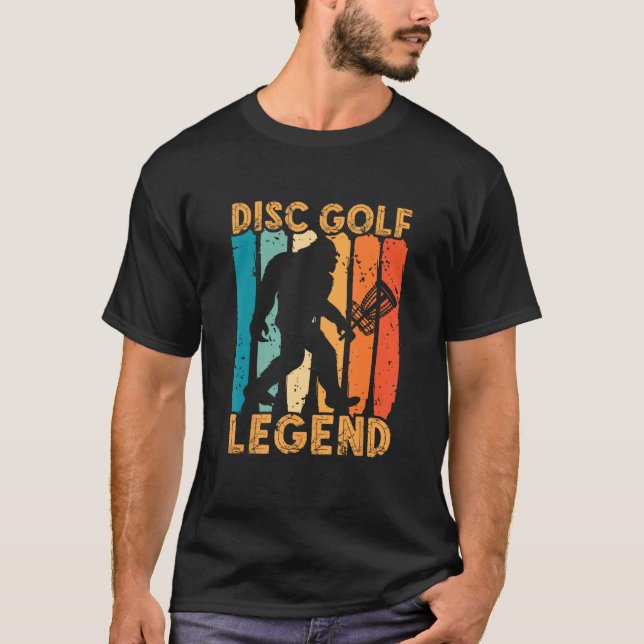 Camiseta Disc Golf Legend Retro Frisbee Golf Frolf Flying D (Frente)