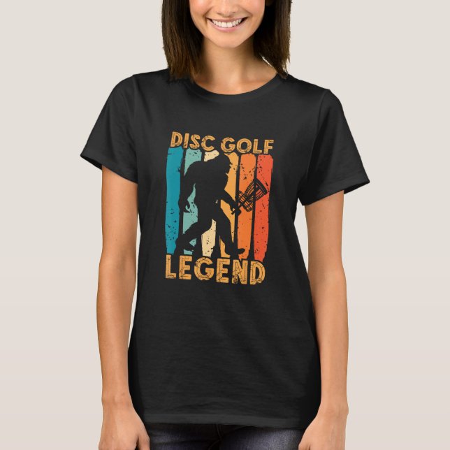 Camiseta Disc Golf Legend Retro Frisbee Golf Frolf Flying D (Frente)