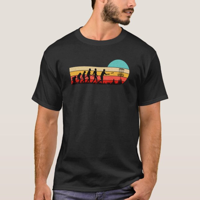 Camiseta Disc Golf Sports Evolution For Dad FatherDay  1 (Frente)
