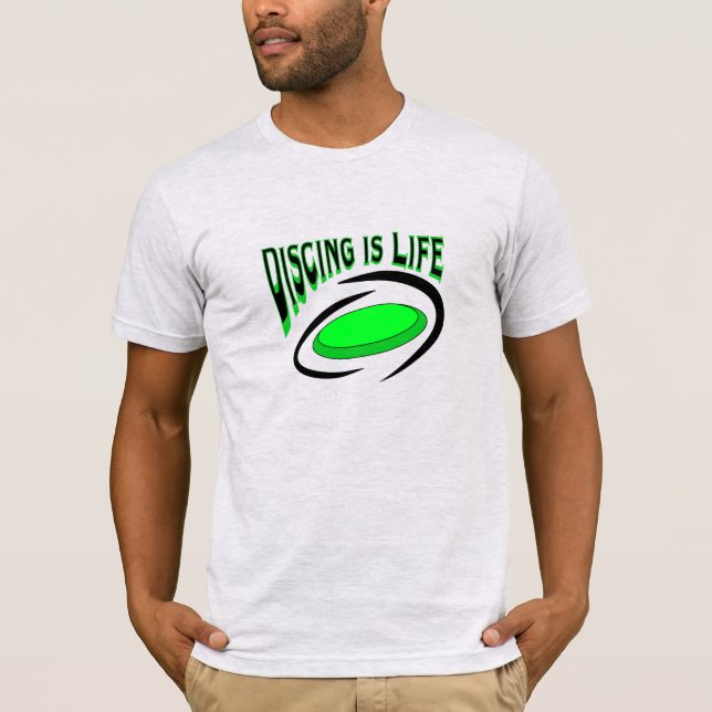 Camiseta Discar é Vida, Disc Golf  (Frente)