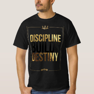 Camiseta Disciplina Constrói Destino – Motivação para o Suc