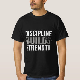 Camiseta Disciplina Constrói Força Motivação par
