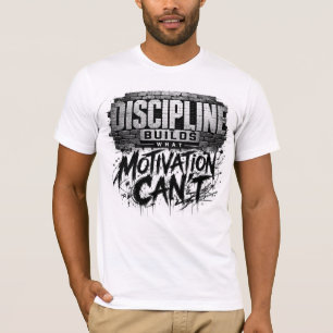 Camiseta Disciplina Constrói O Que a Motivação Não