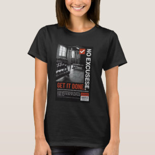 Camiseta Disciplina de treinamento em ginástica de cotação