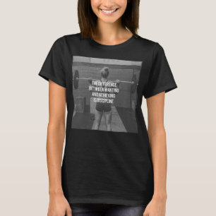 Camiseta Disciplina - Desejar e Conseguir, Malhação das Mul