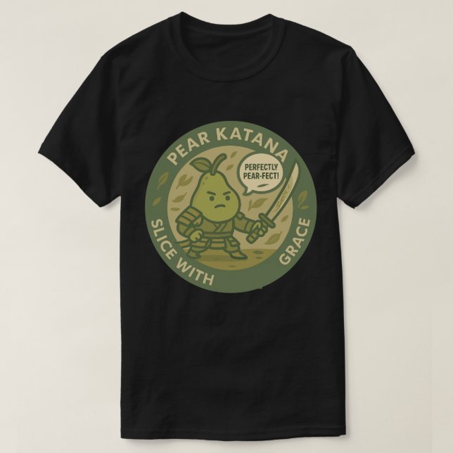 Camiseta Disciplina do Samurai da Pera Jovial (Frente do Design)