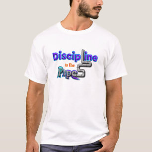 Camiseta Disciplina é a Tipografia Motivacional Pipeline