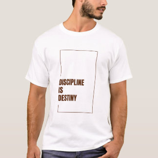 CAMISETA DISCIPLINA É DESTINO
