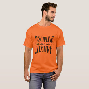 Camiseta Disciplina É o Novo Luxo – Motivação Minimalista