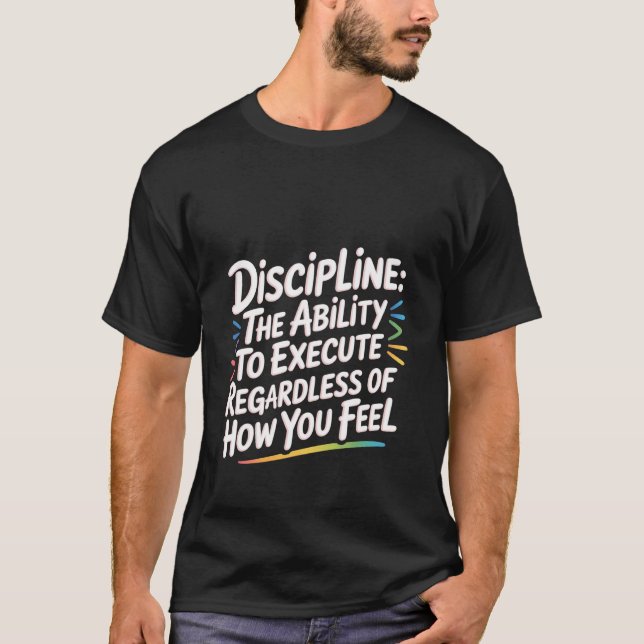 Camiseta Disciplina Faça Mesmo Assim - (Frente)