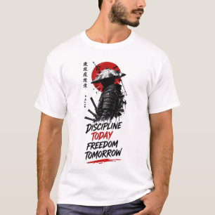 Camiseta Disciplina Hoje Liberdade Amanhã – Motivação Samur
