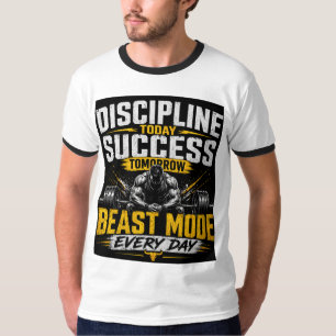 Camiseta Disciplina Hoje, Sucesso Amanhã – Modo Fera Academ