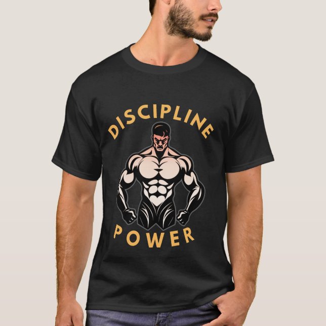 Camiseta Disciplina Poder Ginásio (Frente)