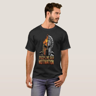 Camiseta Disciplina Sobre Motivação - Guerreiro Espartano