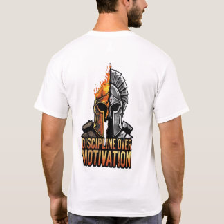 Camiseta Disciplina Sobre Motivação - Guerreiro Espartano