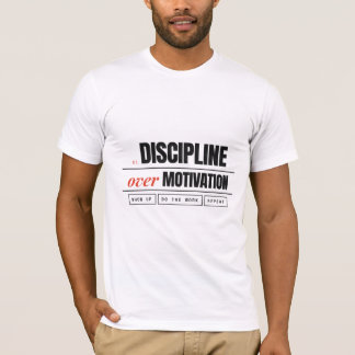 Camiseta Disciplina Sobre Motivação Retro Fitness Bella Can