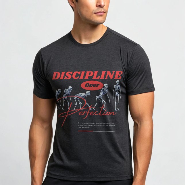 Camiseta Discipline Over Perfection Gym T-Shirt | Streetwea (Criador carregado)