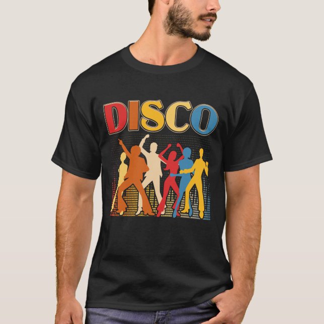 Camiseta Disco 70s Disco Thirt Vintage Retro (Frente)