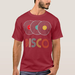 Camiseta Disco 70s Music Records T Funky Vinyl Retro Tee