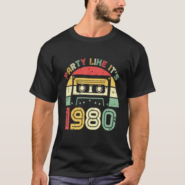 Camiseta Disco 80s Festa de Costume Como em 1980 (Frente)