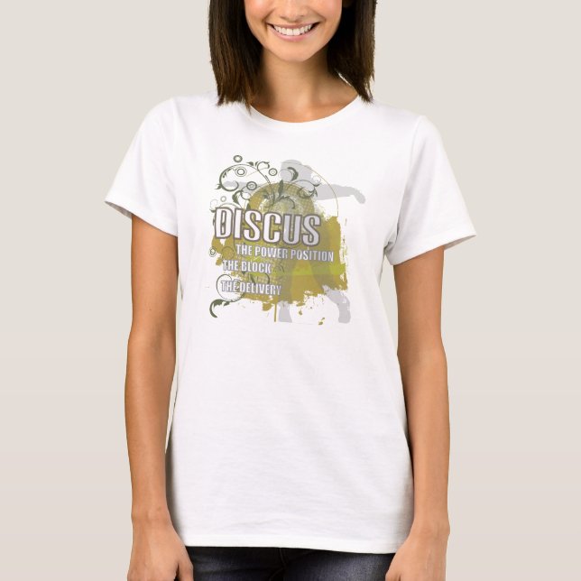 Camiseta Disco. A Posição De Energia. O Bloco. A Entrega (Frente)