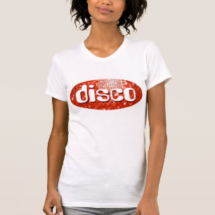 Camiseta Disco Azulejos Red 'Disco' senhoras petite white