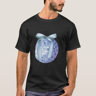 Camiseta Disco Ball Blue Coquette Coquette Girly Aestic