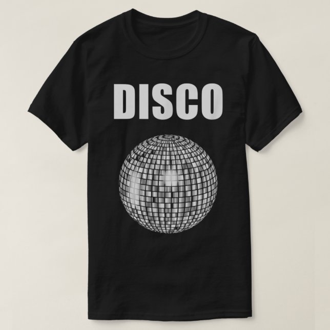 Camiseta Disco Ball For Funky Soul Music Lovers (Frente do Design)