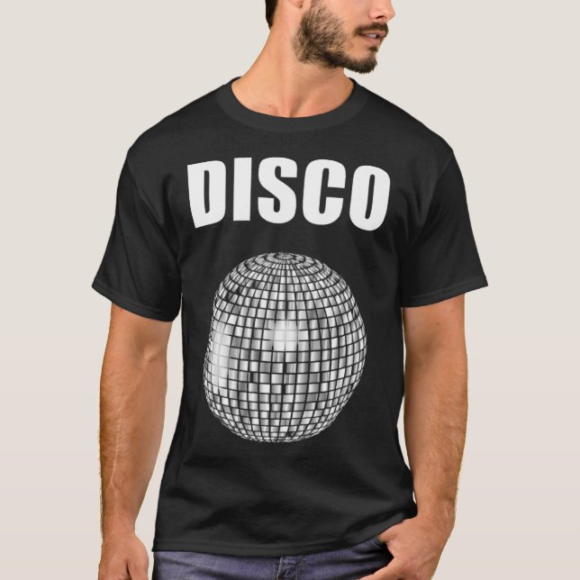 Camiseta Disco Ball Para Amantes De Música Funky Soul (Frente)