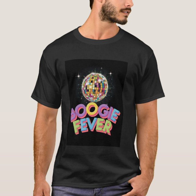 Camiseta Disco Ball Vintage Retro Boogie Febre Disco (Frente)